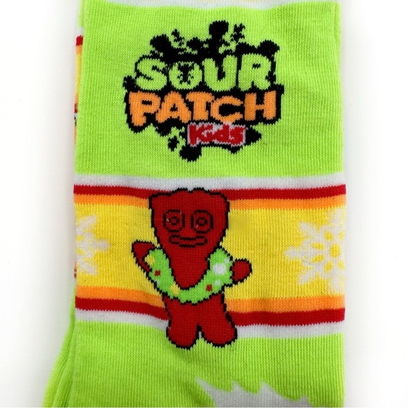 Sour Patch Kids Candy Crew Socks Odd Sox Christmas Holiday Fun Gift Mens Womens - Picture 3 of 5